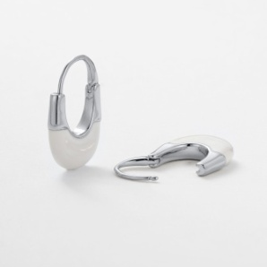 Stefi Hoop – Silver by Zafino