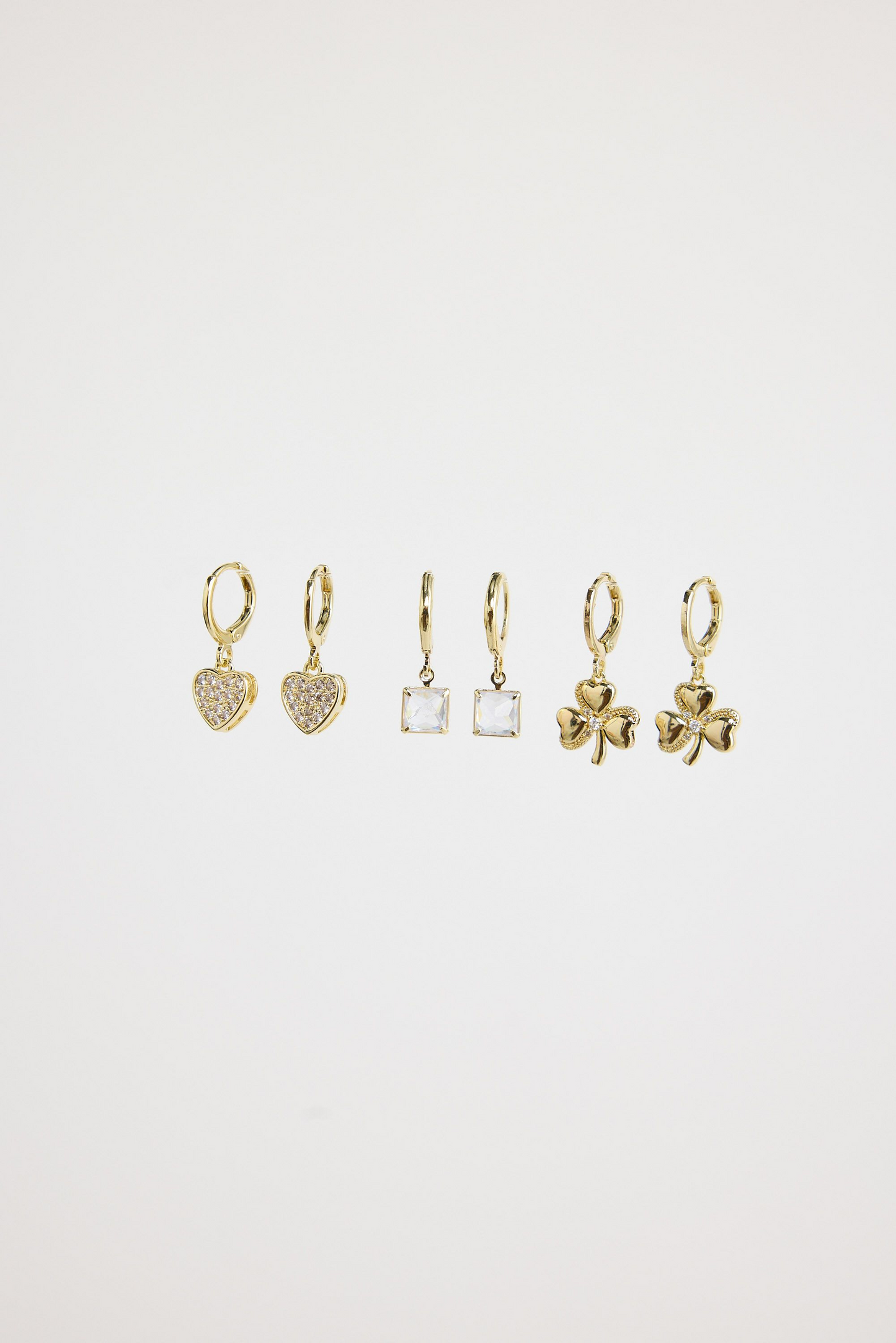 Stella Earrings - Gold (Set of 3)