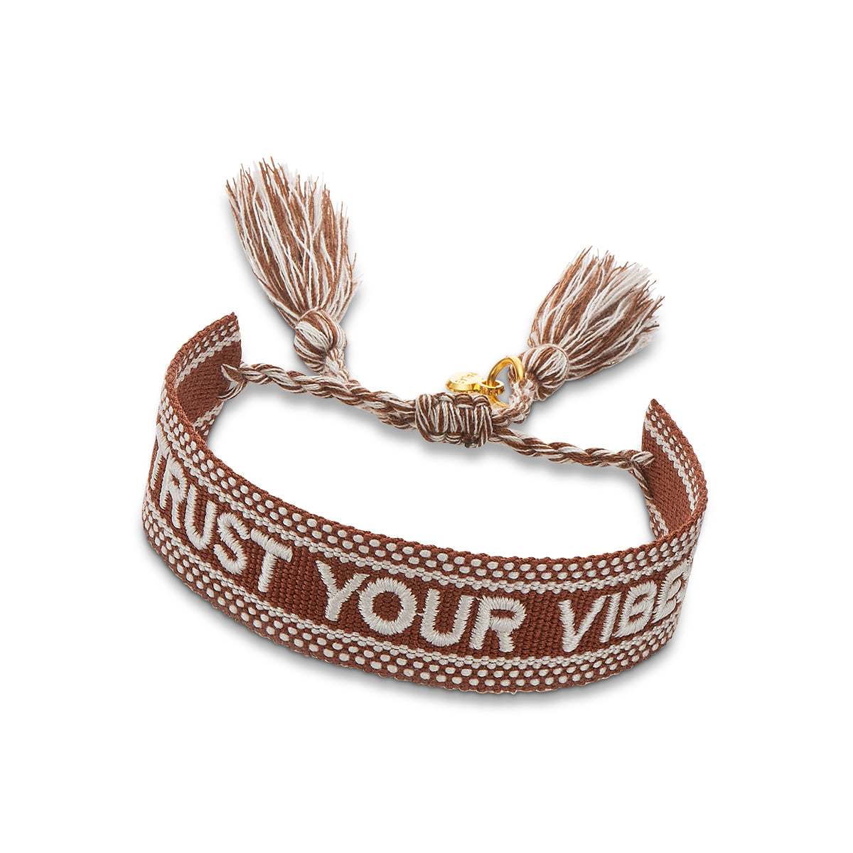 "TRUST YOUR VIBES" Woven Mantra Band