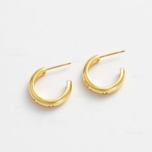 Talia Hoop – Gold by Zafino