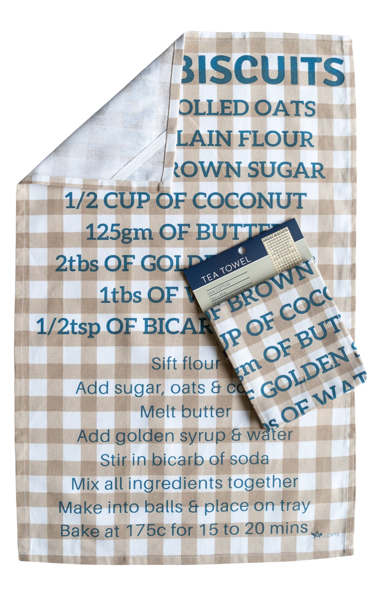 Tea Towel - Anzac Biscuits