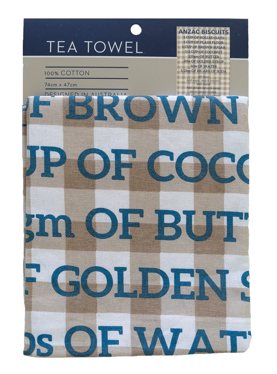 Tea Towel - Anzac Biscuits