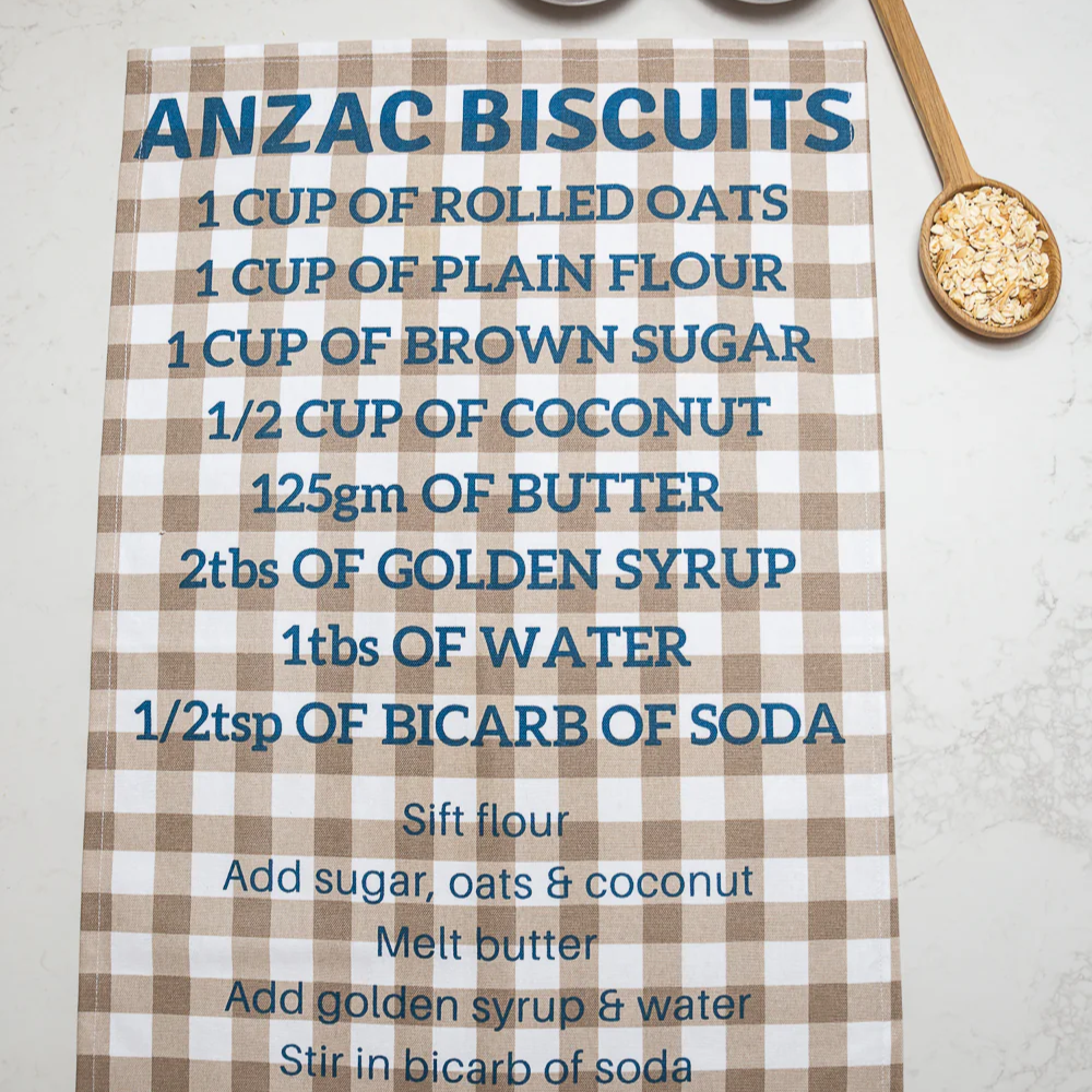 Tea Towel - Anzac Biscuits