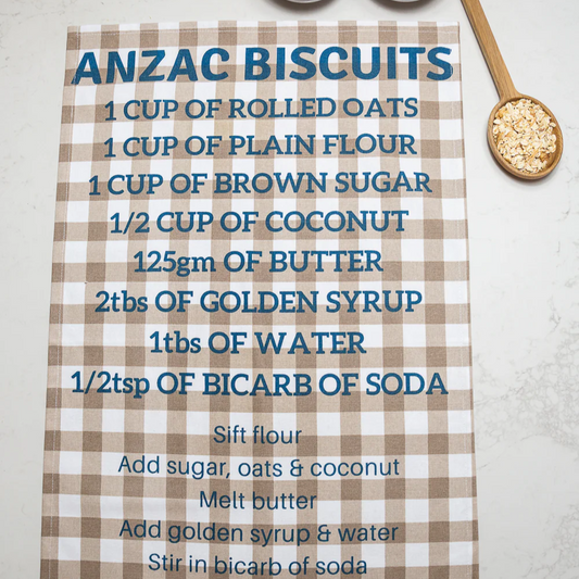 Tea Towel - Anzac Biscuits