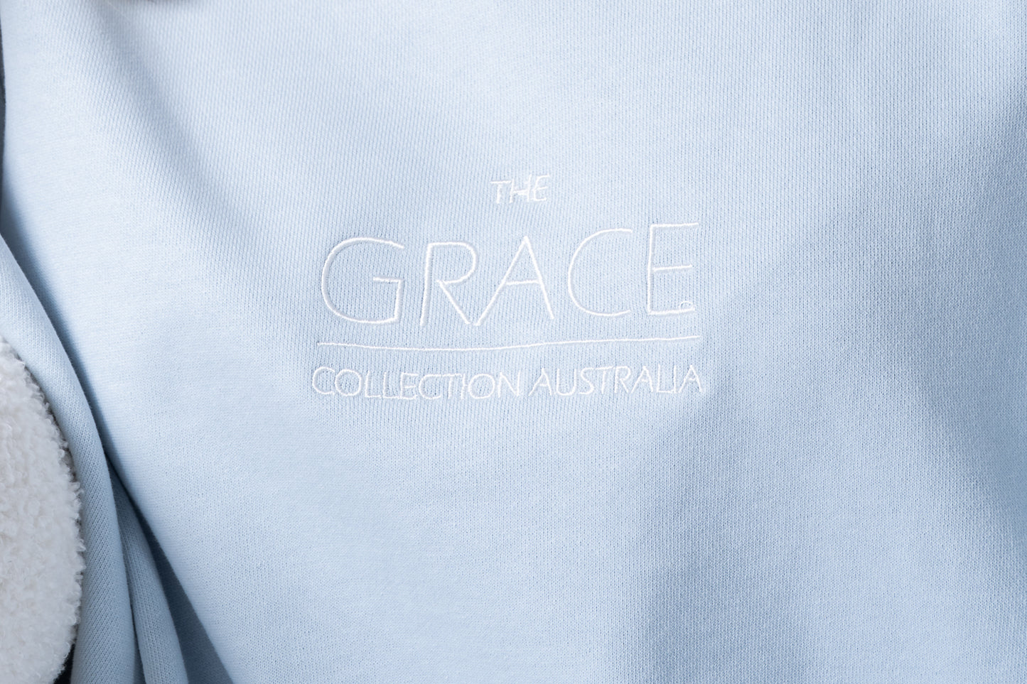 Vintage Grace Sweater - Dusty Blue
