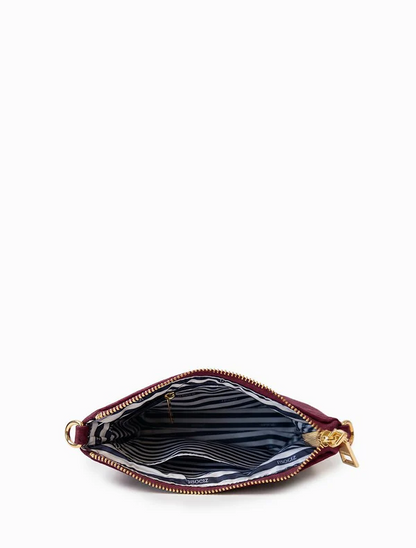 The Sadia Eco Suede Bag - Burgundy