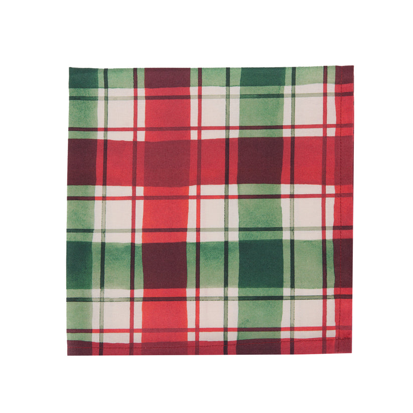 Traditional Tartan Cotton Napkin Set