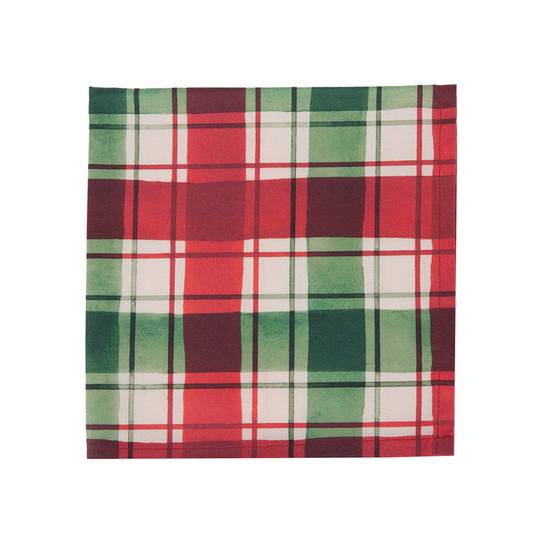 Traditional Tartan Cotton Napkin Set