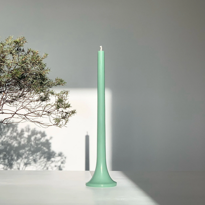 Tusk Taper Candle Set - Jade Green