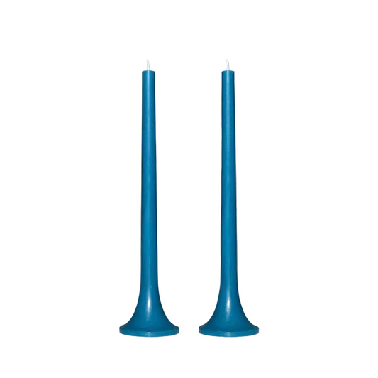Tusk Taper Candle Set - Aqua