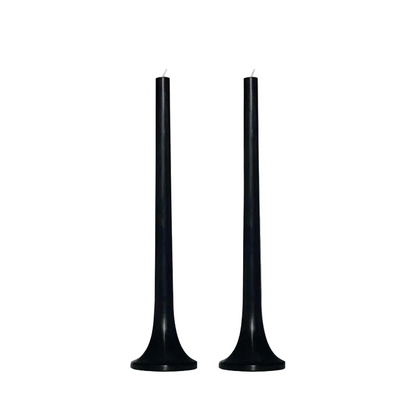 Tusk Taper Candle Set - Black