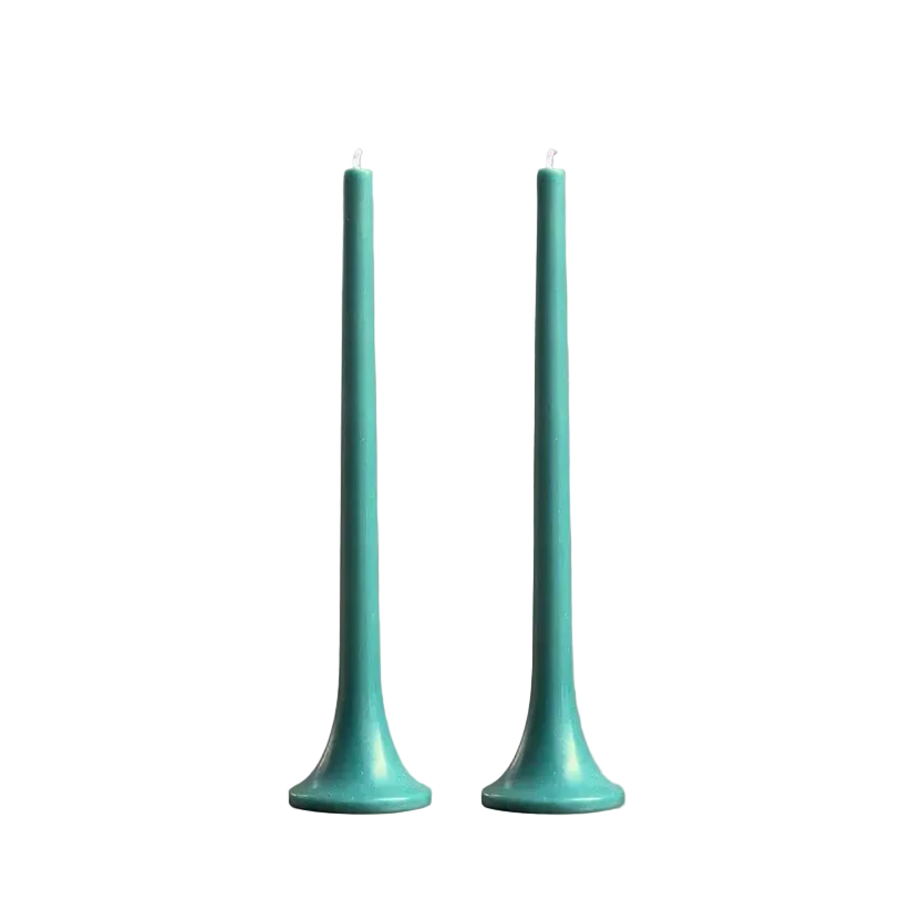 Tusk Taper Candle Set - Turquoise