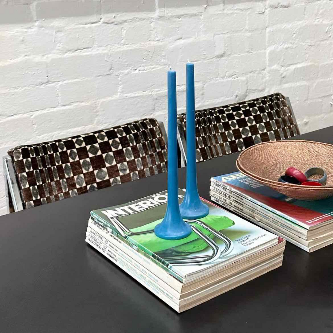Tusk Taper Candle Set - Ocean Blue