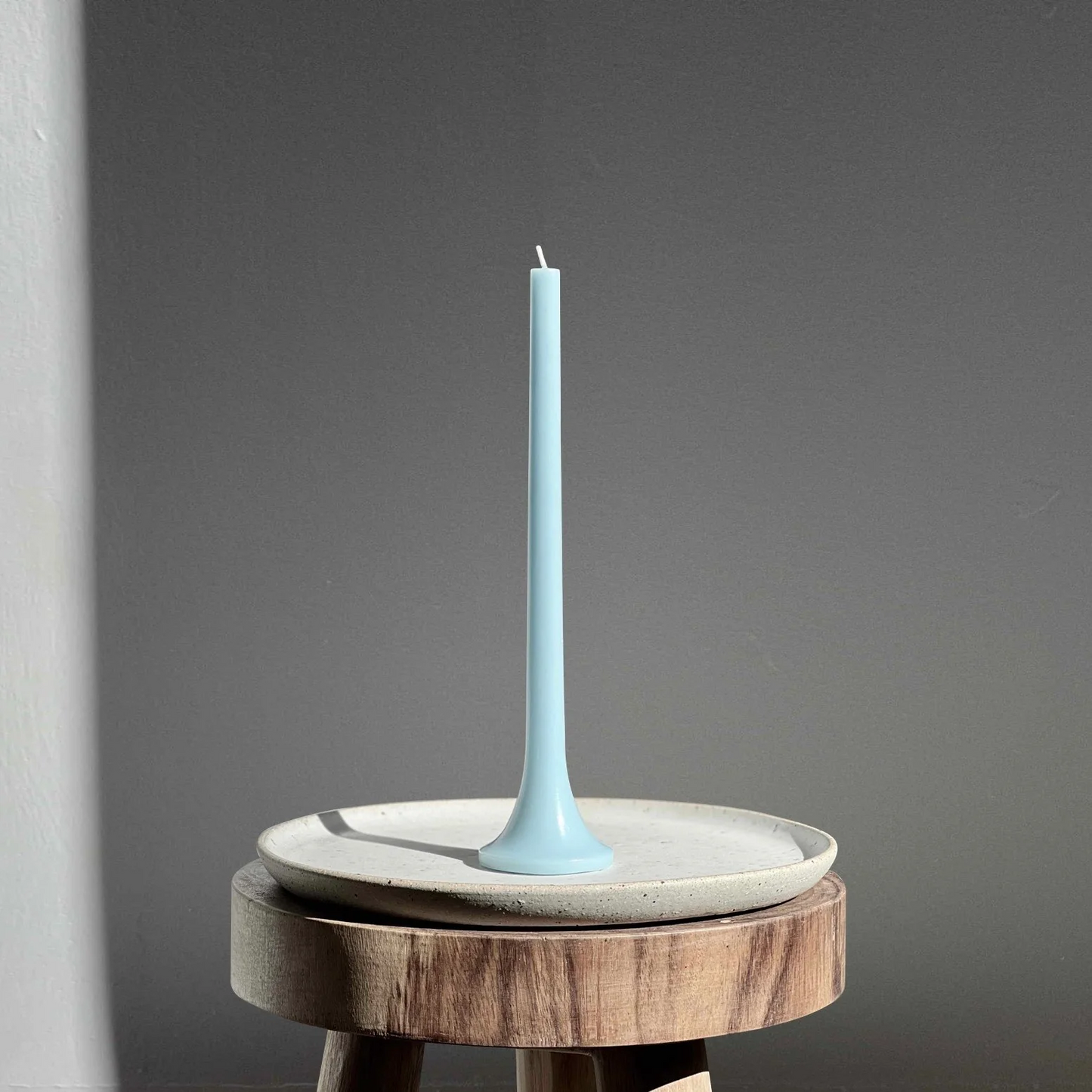 Tusk Taper Candle Set - Pastel Blue