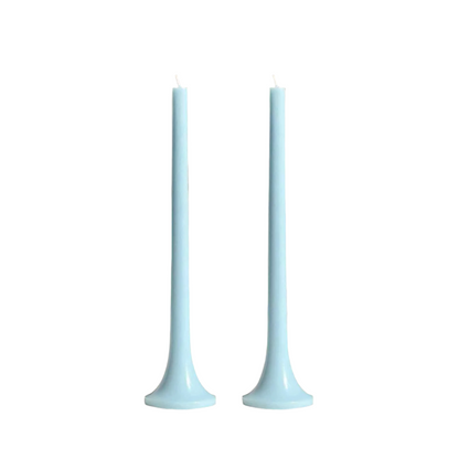 Tusk Taper Candle Set - Pastel Blue