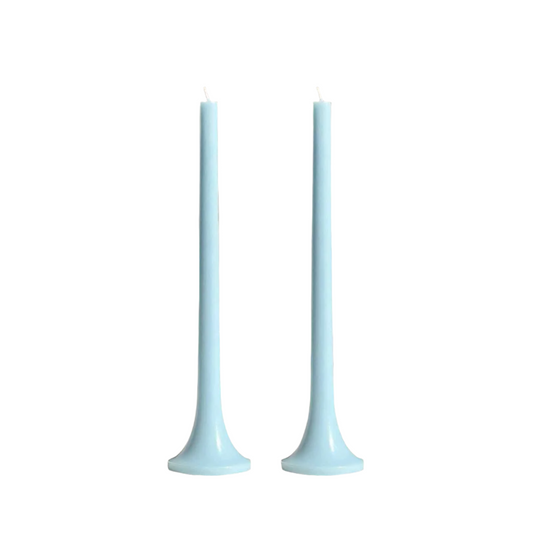 Tusk Taper Candle Set - Pastel Blue