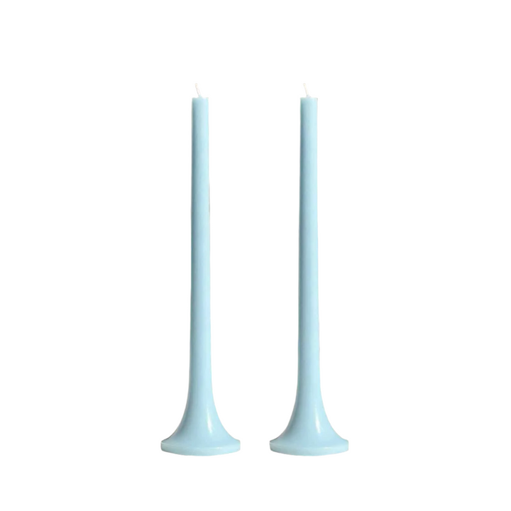 Tusk Taper Candle Set - Pastel Blue