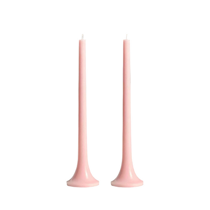 Tusk Taper Candle Set - Pastel Pink