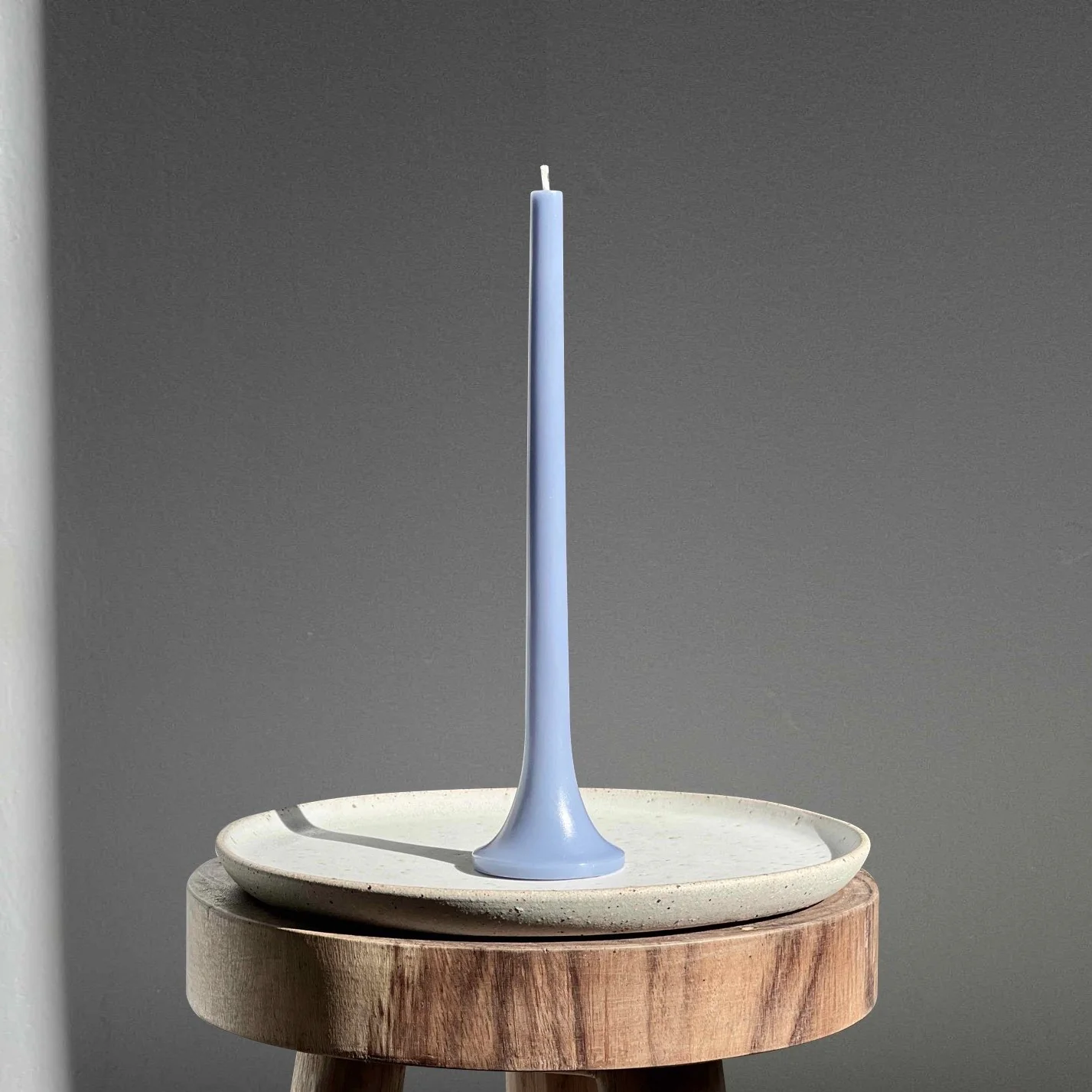 Tusk Taper Candle Set - Sky Blue