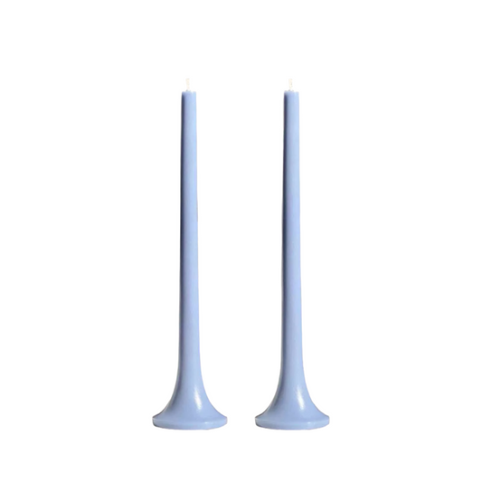 Tusk Taper Candle Set - Sky Blue