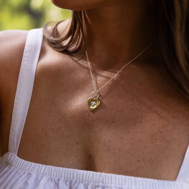 Two Hearts Beat As One Charm