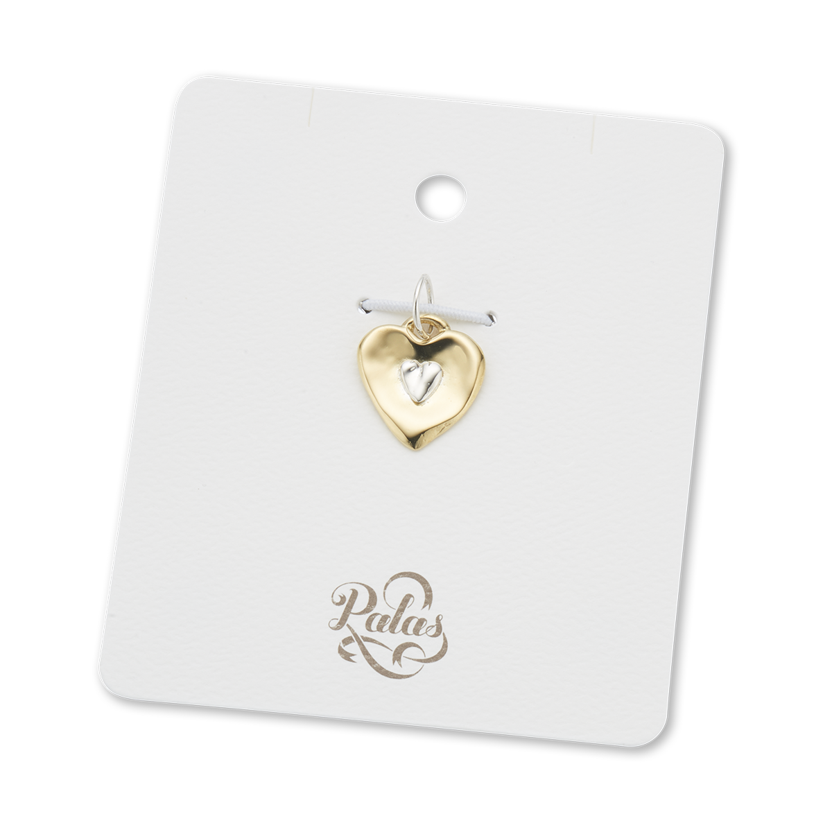 Two Hearts Beat As One Charm