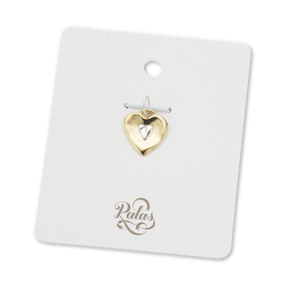 Two Hearts Beat As One Charm
