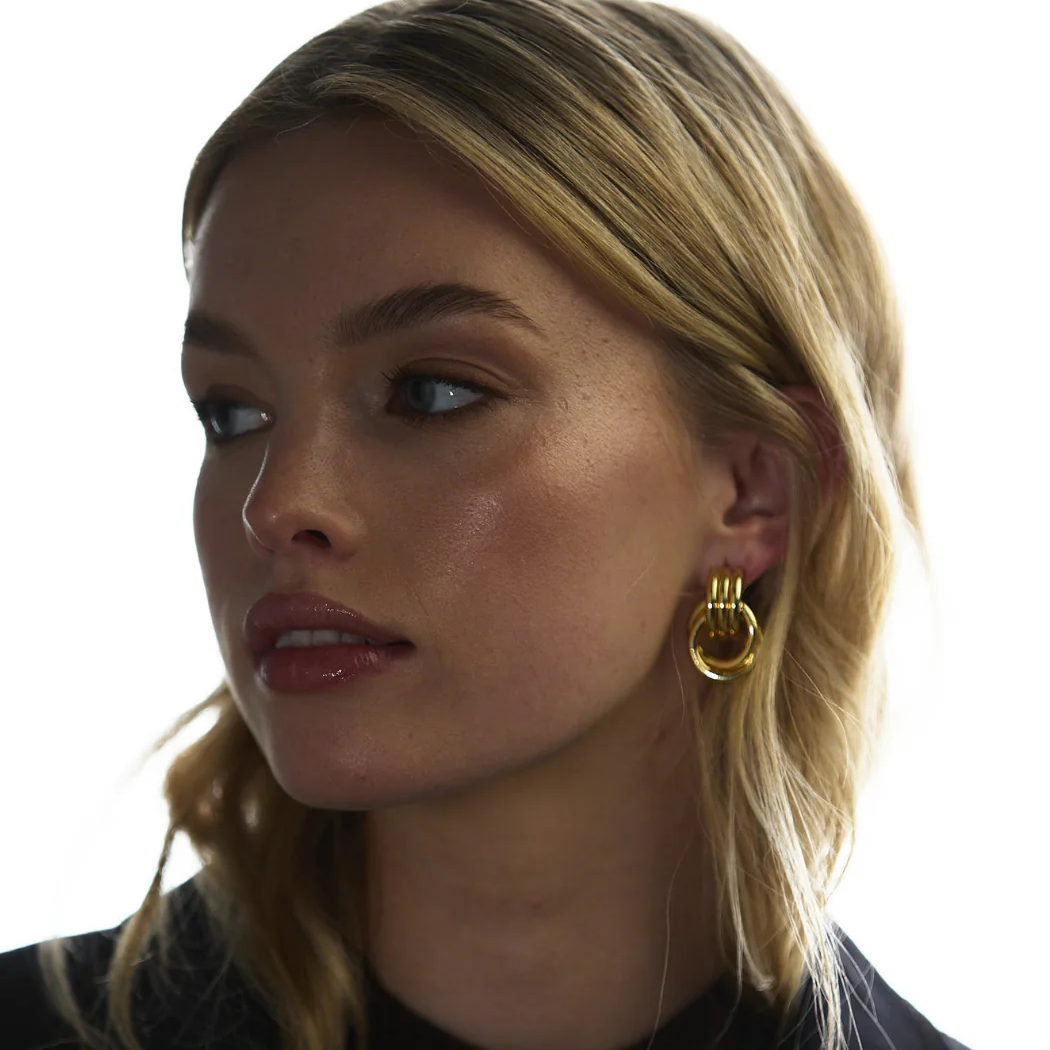 Poppy Earring Large - Gold