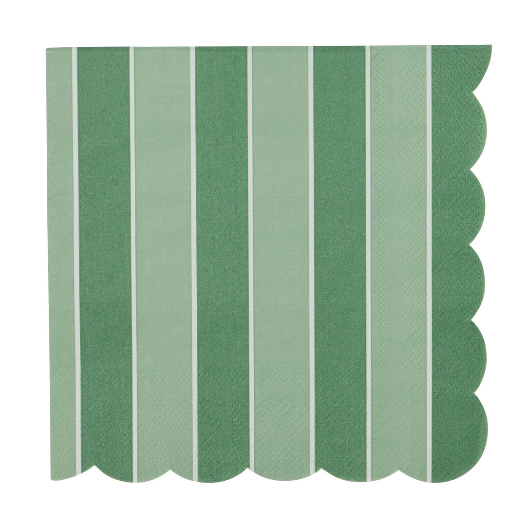 Variegated Napkin Set (20 Pack) - Green