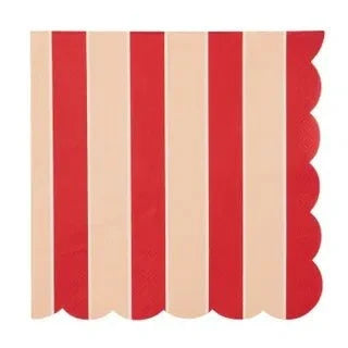 Variegated Napkin Set (20 Pack) - Red