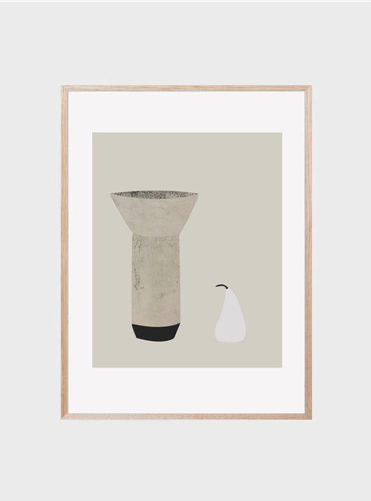 Vessel and Pear Print