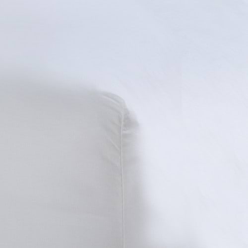 Vintage Softwash Cotton Fitted Sheet &amp; Pillowcase Set (Single) - White