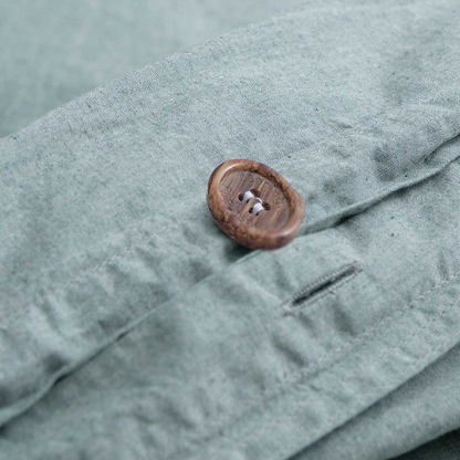 Vintage Softwash Cotton Quilt Cover Set (Double) - Forest Green