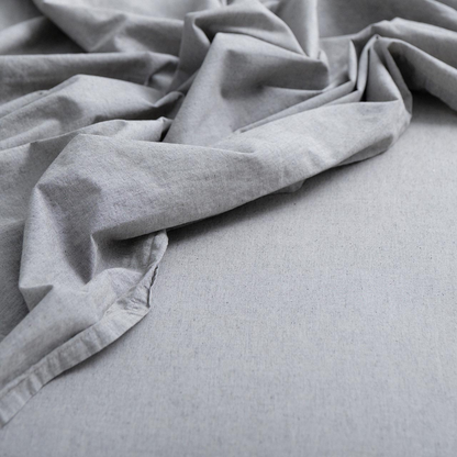 Vintage Softwash Cotton Sheet Set (Single) - Smokey Grey