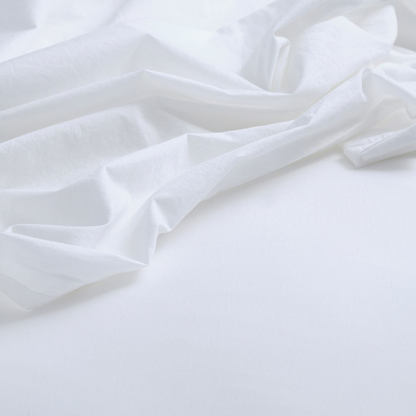 Vintage Softwash Cotton Sheet Set (Double) - White