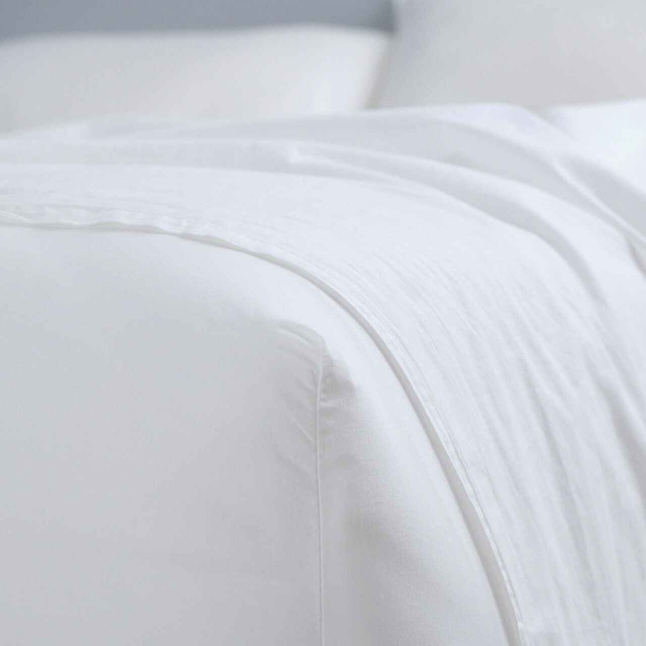 Vintage Softwash Cotton Sheet Set (King) - White