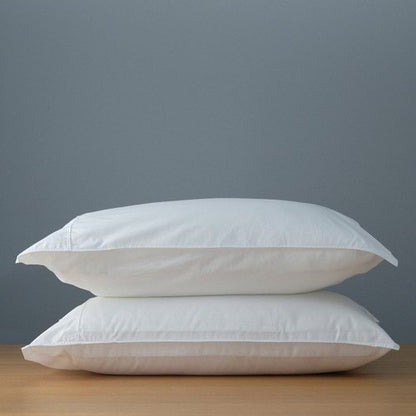 Vintage Softwash Cotton Fitted Sheet & Pillowcase Set (Single) - White