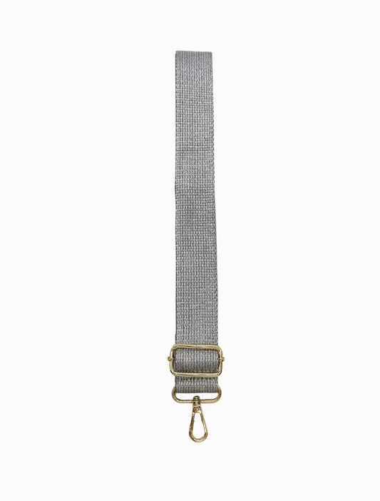 Webbing Bag Strap - Silver