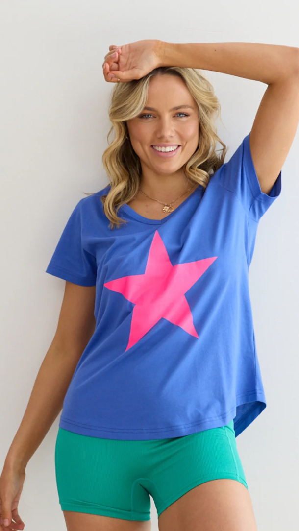 Freedom T-Shirt - Cobalt