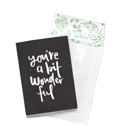 Greeting Card - You’re A Bit Wonderful