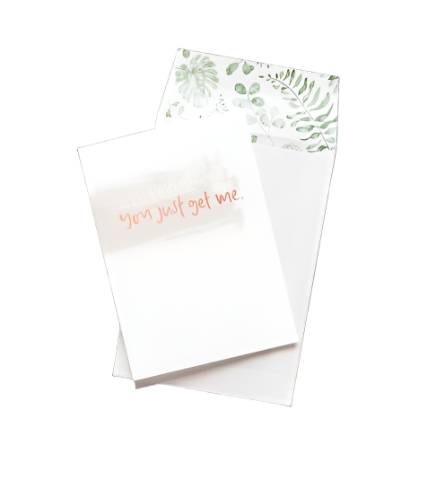 Greeting Card - You Just Get Me