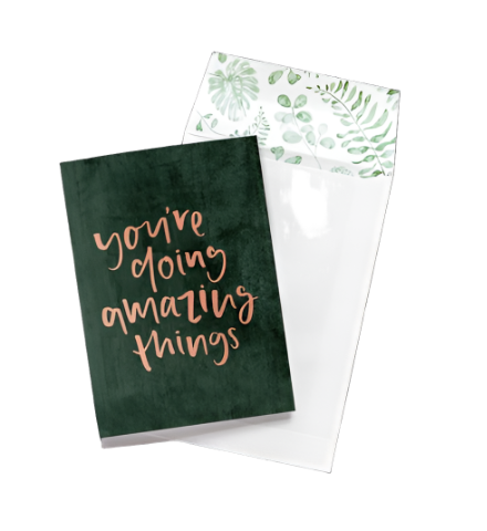 Greeting Card - You’re Doing Amazing Things