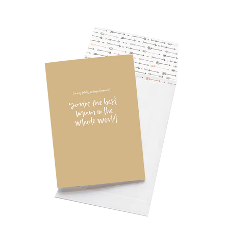 Greeting Card - You're The Best Mum