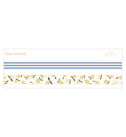 Elastic Bookmark Set - Limoncello/Amalfi