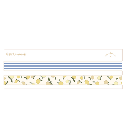 Elastic Bookmark Set - Limoncello/Amalfi
