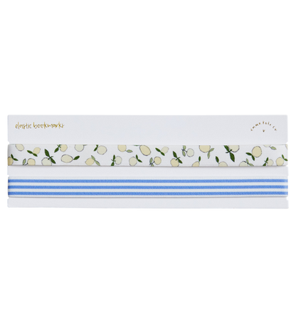 Elastic Bookmark Set - Limoncello/Amalfi