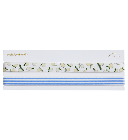 Elastic Bookmark Set - Limoncello/Amalfi