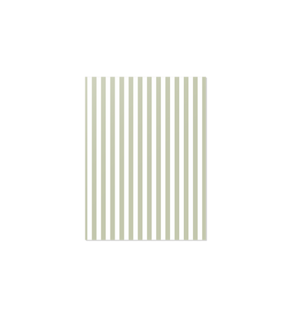 Petite Notebook - Sage Stripe