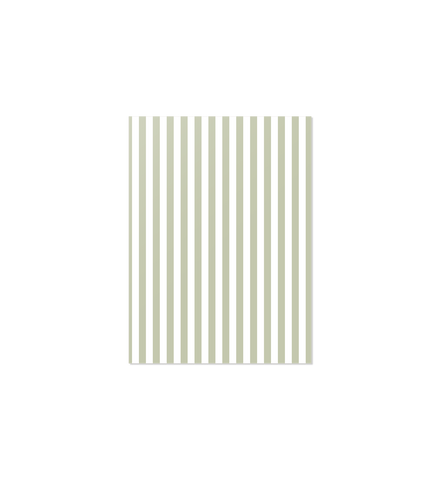Petite Notebook - Sage Stripe