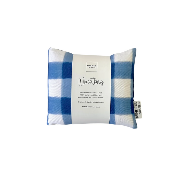Gingham Wheat Bag - Storm